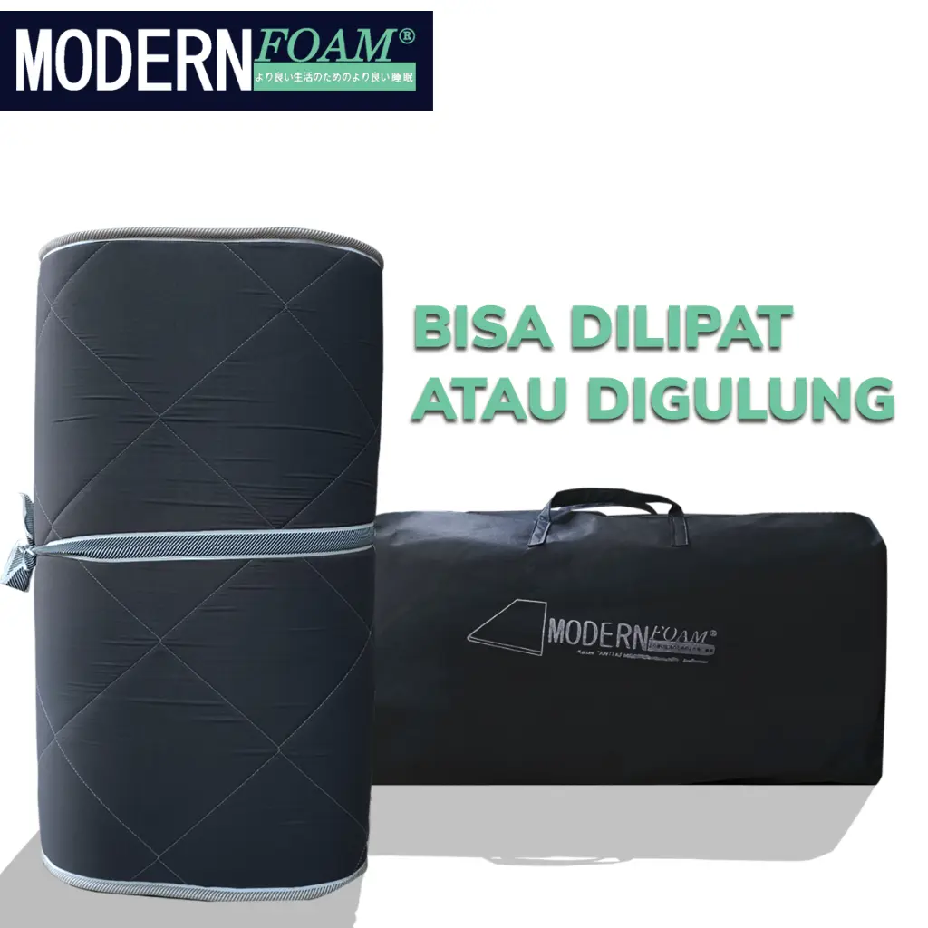 Kasur Lipat Lantai Gulung Modern Foam.webp