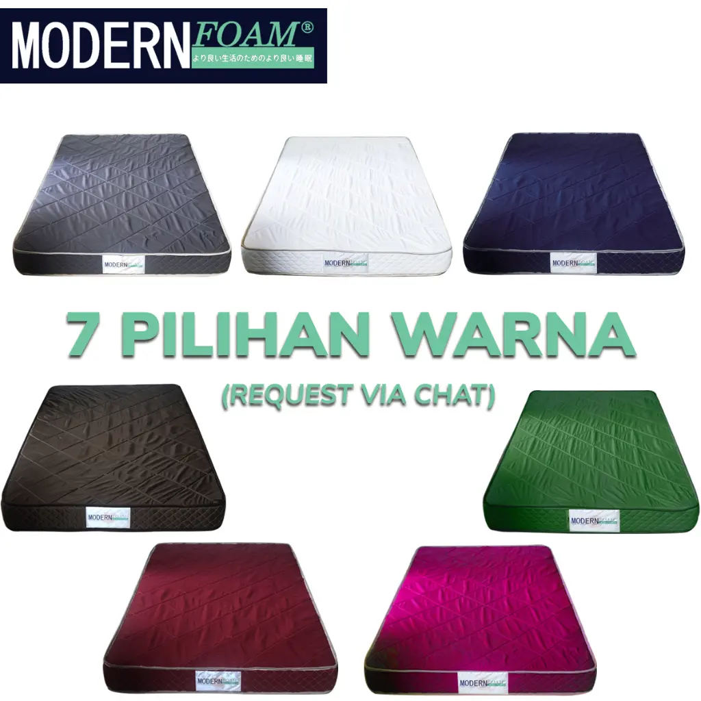 Kasur Lipat Matras Lantai Modern Foam 7 Warna.webp