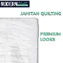 Matras Topper Pelapis Kasur Spingbed Kasur Busa Modern Foam Jahitan Quilting Putih.webp