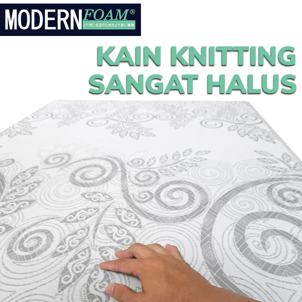 Modern Foam Kasur Busa Matras Kasur Modern Type Kain Halus.webp