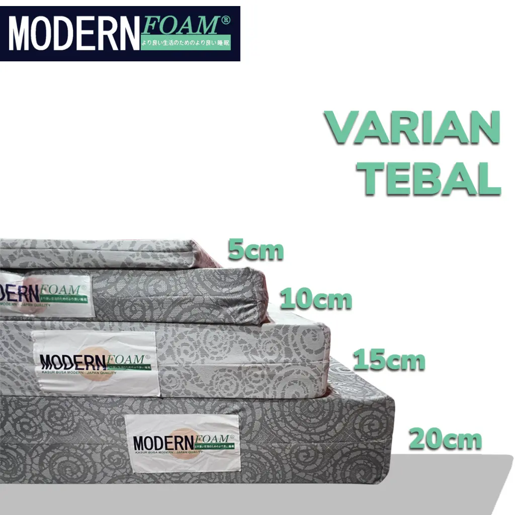 Modern Foam Kasur Busa Matras Kasur Modern Type Varian Tebal.webp