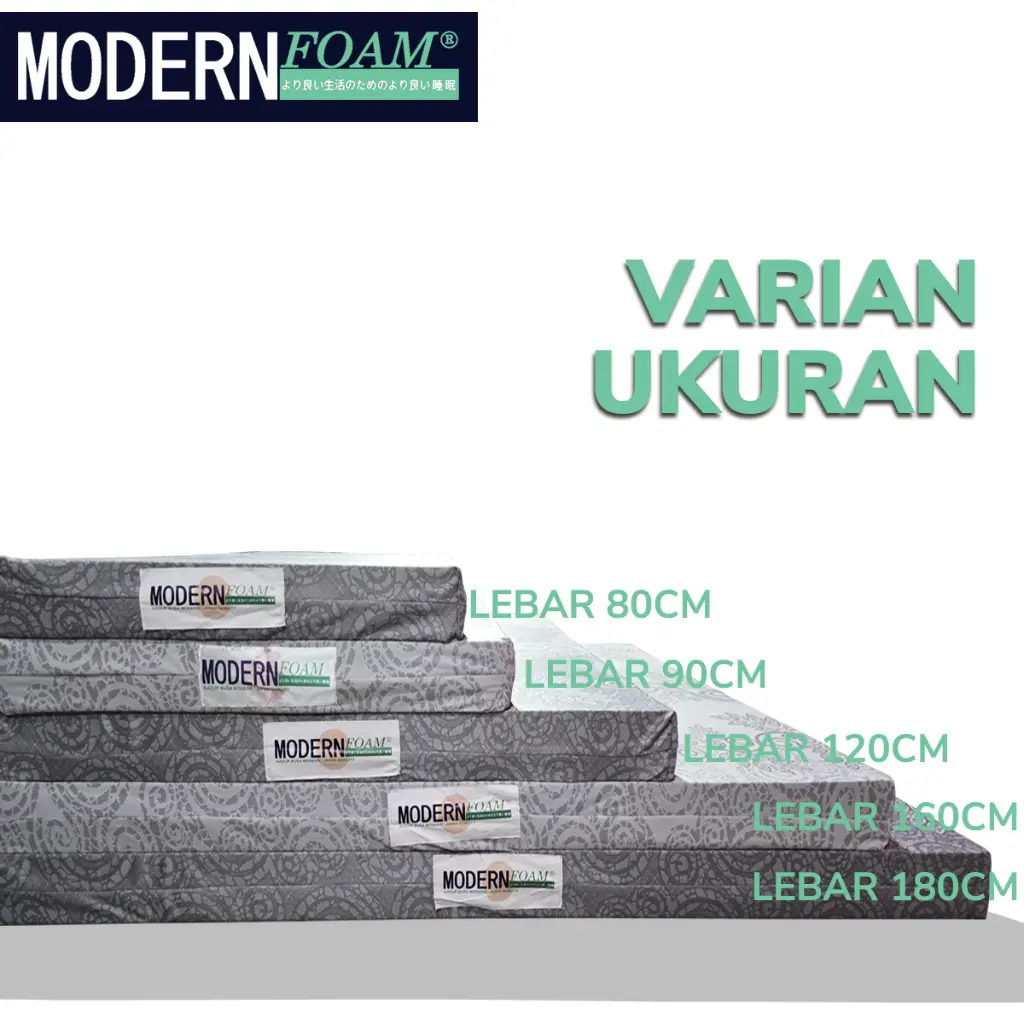 Modern Foam Kasur Busa Matras Kasur Modern Type Varian Ukuran.webp